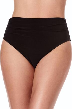 Magic Suit By Miraclesuit Jersey Brief Shirred Tankini Bottom In Black