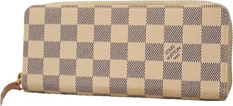Louis Vuitton White Long Wallet (Bi-Fold) (Pre-Owned)