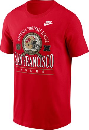 Nike San Francisco 49ers Rewind Essential Nike Mens NFL T-Shirt in Red | N19965N73V-R8L