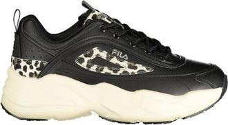 Fila Schoenen, Dames, Zwart, 38 EU, Polyester, Polyurethaan Sneaker