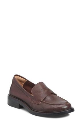 S&ouml;fft Mara Penny Loafer in Cocoa Brown at Nordstrom, Size 6.5