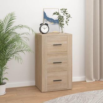 vidaXL Vidaxl - Aparador Madera Contrachapada Color Roble Sonoma 40x33x70 Cm
