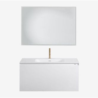 Sklum Conjunto De Mueble De Ba&ntilde;o En Madera Con Lavabo Integrado Macrae Sklum