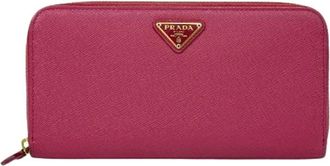 Prada Pre-owned Wallets, female, Pink, Size: ONE SIZE Pre-owned Vintage Wallet