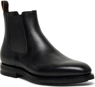Santoni Enver Chelsea Boot in Black at Nordstrom, Size 10.5