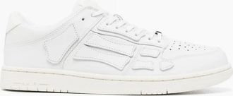 Amiri Mens Leather Skel Top Sneakers White - Size: 10