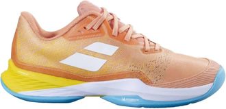 Babolat Womens Jet Mach 3 Ac Shoe In Coral/gold Fusion