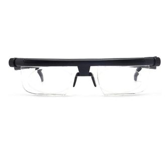 Generic Adjustable Focus Reading Glasses -6D Up + 3D Diopters Variable Lens Corrective Computer Unisex Driving Dial Eyeglasses, Variable Focus Glass Reading G