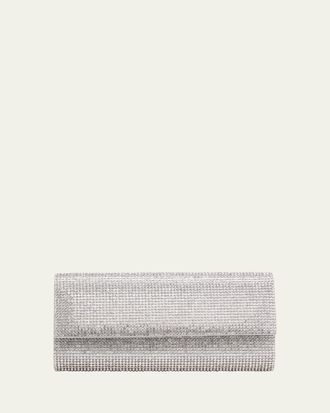 Judith Leiber Perry Beaded Crystal Clutch Bag