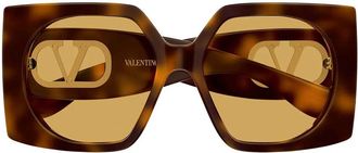 Valentino Sunglasses Vg0002 S 002 Brown/Brown Women