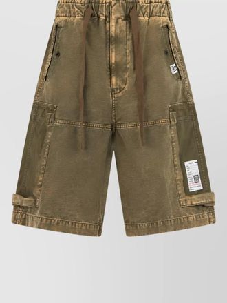 Miharayasuhiro cotton cargo shorts