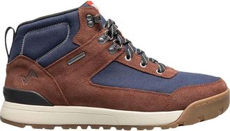 Forsake Mens Fifteen Mid Wp Hiking Shoe In Navy/brown