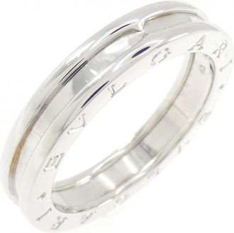 Bulgari White Gold White Gold (18K) Band Ring (Pre-Owned)