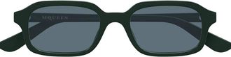 Alexander McQueen Alexander Mc Queen Sunglasses Am0558 S 004 Green/Blue Men