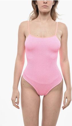 Reina Olga Ruched One-Piece Swimsuit with Open Back size One Size