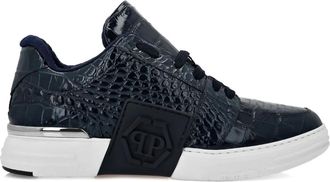 Philipp Plein Sneakers Hexagon basse - Blu