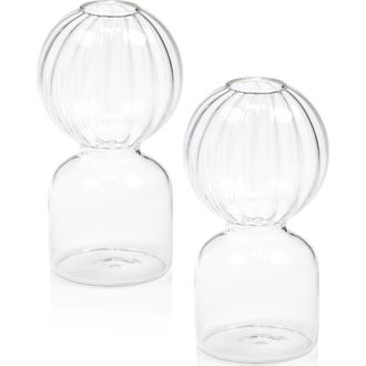 Zodax Ritz Set of 2 Vases in Clear at Nordstrom Rack