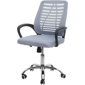 Hhg Hhg - Nunca Usado] Silla De Oficina 203, Silla De Escritorio Silla De Ordenador, Respaldo Ergon&oacute;mico, Cubierta De Malla Tela/textil, Gris