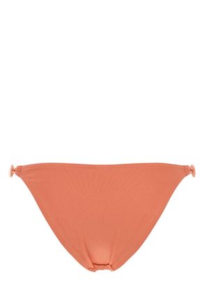 Eres Womens Peach Stretch Nylon Farrah Bikini Bottom Lassi Exterior: Elastane Costumi Da Bagno Swimwear