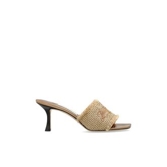 Jimmy Choo London Heeled Mules, female, Yellow, Size: 7 1/2 US Heeled mules Alexia