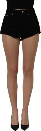 Dolce & Gabbana Hot Pants - Dames - Denim shorts - Zwart - S - Katoen - Korte Broeken