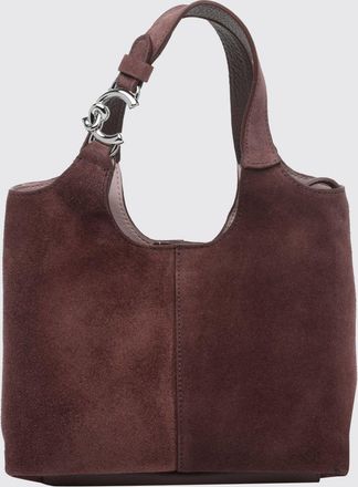 Coccinelle C-Easy Leather and Suede Mini Bag with Removable Inner Pouch