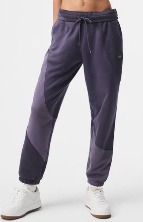 Alo | Make Waves Sweatpant in Italian Plum Tonal Purple, Size: 3XL WOMEN/2XL MEN