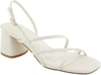 Christian Siriano Rory Slingback Sandal in Coconut Milk at Nordstrom, Size 10