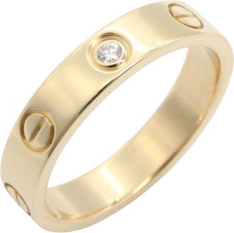 Cartier Gold Clear Yellow Gold (18K) Band Ring (Pre-Owned)