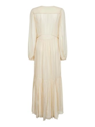 Isabel Marant Womens Ecru Muslin Briane Maxi Dress Viscose