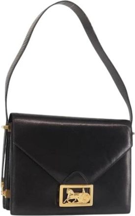 Celine Pre-owned Shoulder Bags, female, Black, Size: ONE SIZE Pre-owned Vintage Shoulder Bag