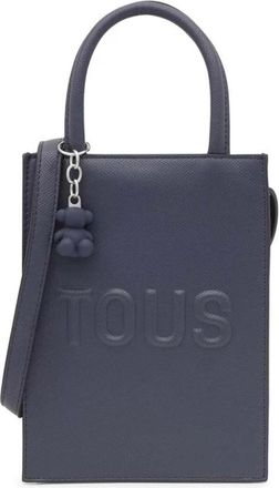 Tous Brenda Pop Mini Bag - Dames - Handtassen - Blauw - ONE Size - Katoen - Tassen