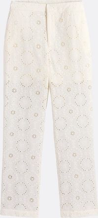 La Redoute Collections Rechte broek in broderie anglaise