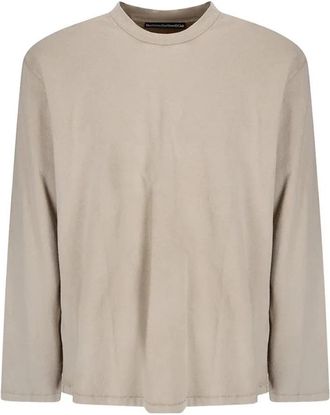 Stockholm Surfboard Club Greg Back Logo Longsleeve - Heren - Longsleeves - Beige - XS - Katoen - Tops