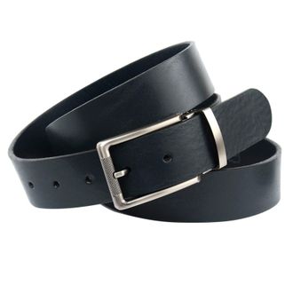 Anthoni Crown Lederg&uuml;rtel ANTHONI CROWN, Herren, Gr. 11,5, schwarz, Leder, unifarben, G&uuml;rtel Lederg&uuml;rtel, Pflanzlich gegerbter Vollrindlederg&uuml;rtel
