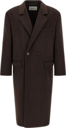 Saint Laurent Hombre, Abrigos, Marr&oacute;n, Talla: L