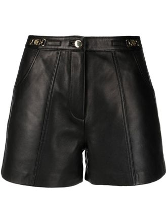 Maje Shorts con logo - Nero