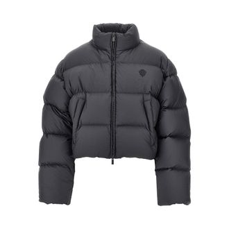Gucci Cropped down jacket with Gucci crest Woman S
