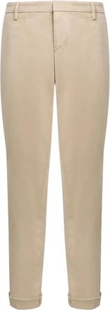 Dondup Gaubert Relax Broek - Heren - Chinos - Beige - W38 - Katoen - Broeken