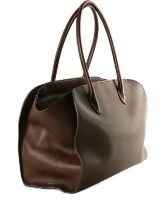 The Row Marlo 12 leather tote bag - women - Leather - One Size - Brown