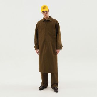 1989 STUDIO Olive green Mackintosh coat