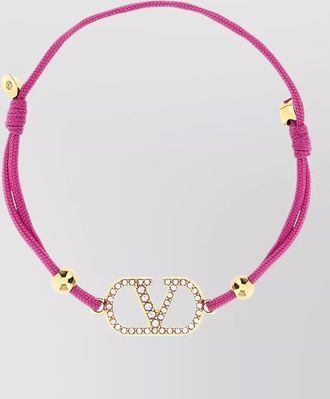 Valentino Garavani vlogo signature bracelet gold tone hardware