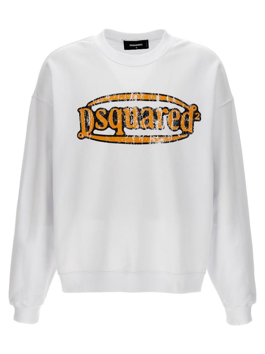 Dsquared2 Sweatshirts, male, White, Size: M Sweatshirt from