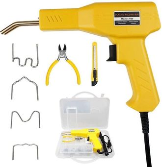OEM Soldadora De Pl&aacute;stico De 220 W, Kit De Reparaci&oacute;n De Soldadura De Pl&aacute;stico 2 En 1, M&aacute;quina De Soldadura De Pl&aacute;stico Con Grapadora Caliente De 2 Tipos,
