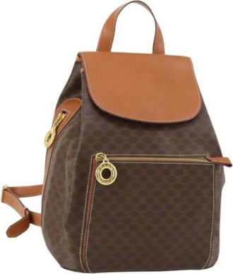 Celine Pre-owned Backpacks, female, Brown, Size: ONE SIZE Pre-owned Canvas Backpack