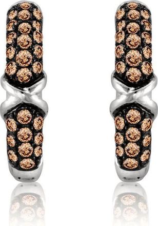 Le Vian Ladies Chocolate Diamonds Earrings set in 14K Vanilla Gold