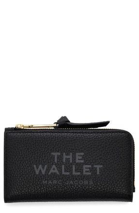 Marc Jacobs The Medium Flat Leather Wallet in Black at Nordstrom