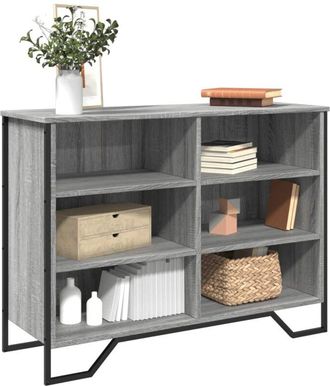 vidaXL Credenza Grigio Sonoma 101x35,5x74,5 cm in Legno Multistrato - Vidaxl