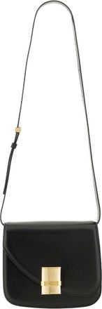 Ferragamo Black Fiamma XS Crossbody Bag
