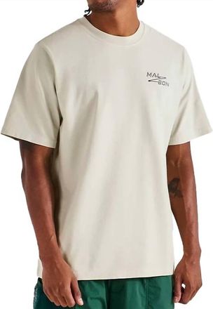 Malbon Golf Bermuda Sport Utility Tee In Ivory